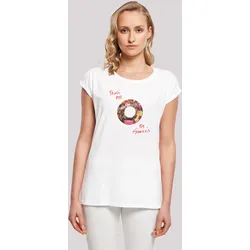 T-Shirt F4NT4STIC "Rockband Genesis That's All 45'", Damen, Gr. 3XL, weiß, Obermaterial: 100% Baumwolle, casual, regular fit, Rundhals, Kurzarm ohne Bündchen, Shirts, Print