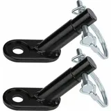Pair 2 Stück Fahrradanhängerkupplung, Fahrradanhängerkupplungsadapter, Fahrradanhängerkupplung, Für Kinderfahrradanhänger, Hundeanhänger, Anhängerzugkopf
