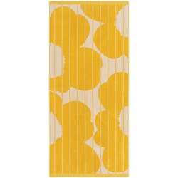 Marimekko - Vesi Unikko Handtuch, 70 x 150 cm, spring yellow / ecru