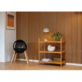 ADURO Eichenholzständer für Bioethanol-Ofen beige