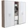 BMG Möbel Office Edition Aktenschrank 212,9 x 33 x 185,6 cm weiß