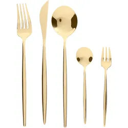 Besteck Set Gold RIGATONI