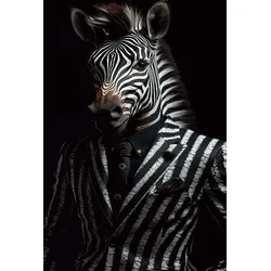 Glasbild NOBLE STRIPES