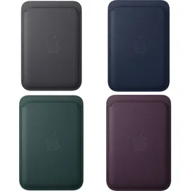 Apple iPhone Feingewebe Wallet mit MagSafe Schwarz