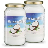 Sanct Bernhard Bio-Kokosöl kalt gepresst 2x1000 ml Öl