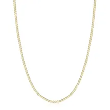 ELLI PREMIUM Basic Panzerkette Klassisch Elegant 375 Gelbgold
