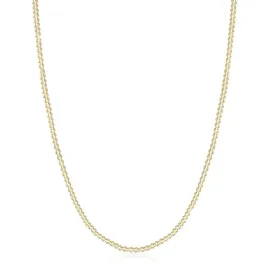 ELLI PREMIUM Basic Panzerkette Klassisch Elegant 375 Gelbgold