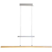 Elobra LED-Pendelleuchte Panama Holz Braun Eiche