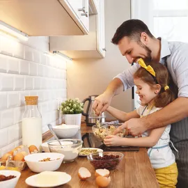 PARLAT LED Unterbau-Leuchten Rigel, je 87,3cm, je 1002lm, warm-weiß, 2er Set