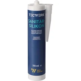 tecwerk Sanitärsilikon transparent 310 ml