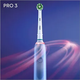 Oral-B Pro 3 3000 CrossAction blau + Aufsteckbürste