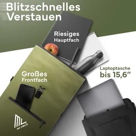 MIVELO Fahrradtasche 3in1 jeansblau
