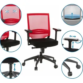 HJH Office London Base schwarz / rot
