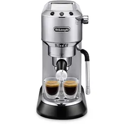 EC885.M Dedica Arte Siebträger Kaffeemaschine 15 bar 1300 W  (Silber) (Versandkostenfrei)