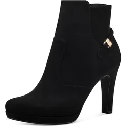 High-Heel-Stiefelette TAMARIS Gr. 41, schwarz Damen Schuhe mit Schmuckelement an der Ferse