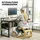 Homcom Kniestuhl Holz Creme