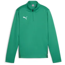 PUMA teamGOAL 1/4-Zip Trainings-Top Kinder 05 - sport green/puma white/power green 140