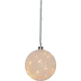 eglo christmas EGLO LED Weihnachtskugel für Innen, beleuchtete Glaskugel zum Aufhängen Ø 15 cm, Leuchtkugel zum Hängen, warmweiß, Strom-Betrieb