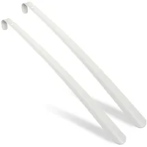 Relaxdays Schuhlöffel Metall, im 2er Set, Weiß