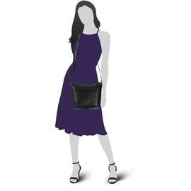 Bruno Banani Umhängetasche Leder Black