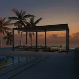 Weide Pergola Metall, 600x255x300 cm Sonnen- & Sichtschutz, Pavillons & Pergolas