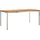 vidaXL Esstisch Gartentisch 180 x 90 x 75 cm Teak/Braun