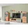 OTTO home Wohnwand OTTO HOME, braun (braun und grau), B:370cm H:145cm T:35cm, Holzwerkstoff, Massivholz, Kastenmöbel-Sets, Wohnwand, schöne moderne Optik