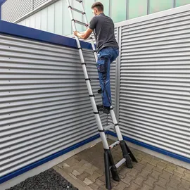 Günzburger Prime Line Stufen-Teleskopleiter 9 Stufen