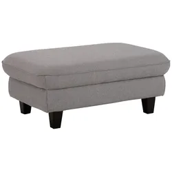 Hocker HOME AFFAIRE "Pilot", grau, B:101cm H:46cm T:65cm, 100% Polyester, Feinstruktur: 75000 Scheuertouren, Struktur 35000 Scheuertouren, Microfaser 40000 Scheuertouren, Hocker