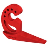 WENKO 50501100 Türstopper und Fensterstopper Multi-Stop, Thermoplastischer Kunststoff TPR, 11,8 x 7,7 x 2,5 cm, rot