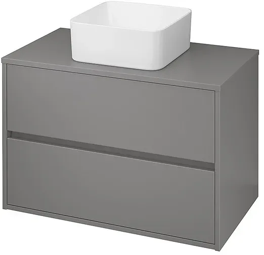 Neuesbad Serie 300 Waschtischunterschrank, B:798, T:450, H:530mm, Grau matt NB1S924-0181