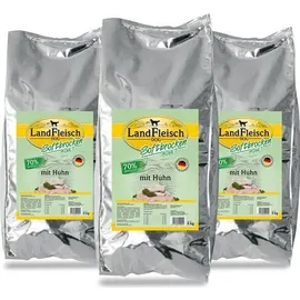 LandFleisch Softbrocken Adult Huhn 3 x 5 kg