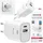Swissten Edge GaN 1x USB-C PD 45W + 1x USB-A 18W QC Weiß