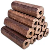 Hartholz Pini & Kay 10kg Brennholz - 10 Briketts viereckig/rund Holzbriketts