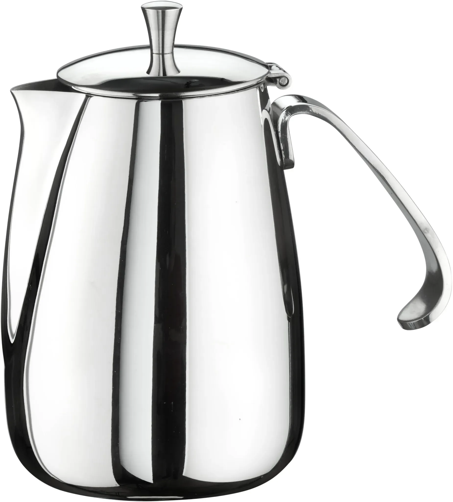 Kaffeekanne PINTINOX "Executive K", silber (edelstahlfarben), 0,5 l, Edelstahl 18/10, Kannen, Edelstahl 18/10, spülmaschinengeeignet