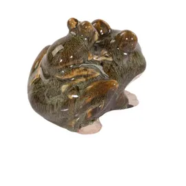 PROGARDEN Froschfigur, Gartendekoration, 10 x 11 cm,