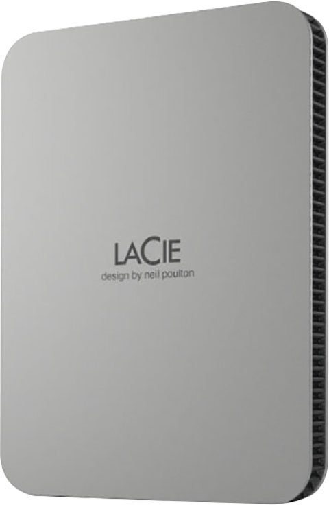 LaCie Mobile Drive 1TB externe HDD-Festplatte (1 TB) silberfarben
