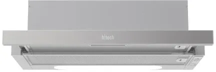 htech HTD26411 EG8807, Flachschirmhaube, 60 cm, 400 m3/h, Edelstahl