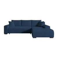 Ecksofa  Nelly , blau , Maße (cm): B: 270 H: 85