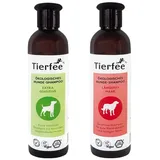 Tierfee Hunde-Shampoo Sparpaket - Extra Senitiv + Längeres Haar - 2x 250 ml