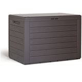 CASARIA Casaria® Gartenbox Lille 108494, aus Kunststoff, 78 x 43,8 x 55cm, 190 Liter, braun