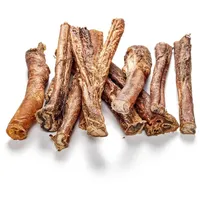 Hundesnackbar - Ochsenziemer 12 cm | Kauartikel für Hunde | natürlich und gesund | langanhaltender Kauspaß (5 Stück)