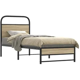 vidaXL Metallbett 180 x 200 cm Brown