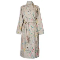 Pip Studio Bademantel Les Fleurs khaki M