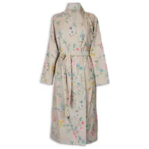 Pip Studio Bademantel Les Fleurs khaki M