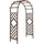 Mendler Rosenbogen HWC-Q20 210 x 126 x 60 cm Dunkelbraun