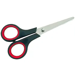 Ecobra Universal-Schere rund 13,5cm rot