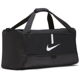 Nike Academy Team Duffel Bag, Black/Black/White,