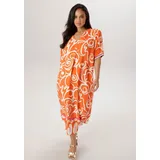 aniston plus Sommerkleid Orange 46