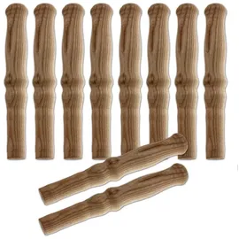 BigDean Universal Holzgriffe 10 Stück 10 x 2,5 cm